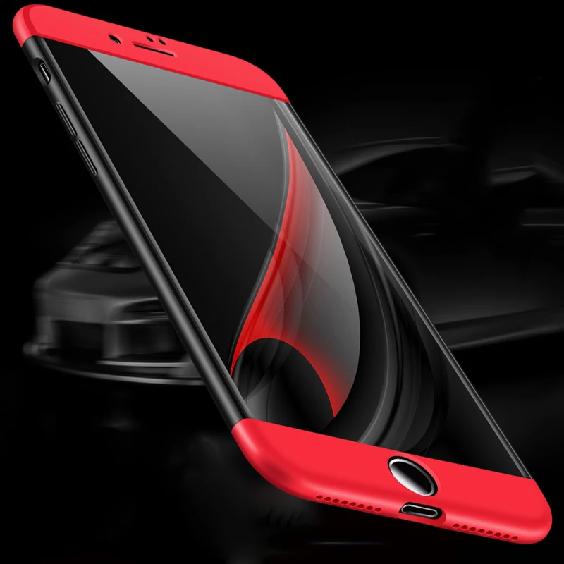 luxury 360 Degree Protective Cases for iPhone 5 5s SE 6S Plus Case Cover Full Body Phone Housing for iPhone 7 plus Phone Shells 1-plus-5-cover : image luxury 360 Degree Protective Cases for iPhone 5 5s SE 6S Plus Case Cover Full Body Phone Housing for iPhone 7 plus Phone Shells 1-plus-5-cover