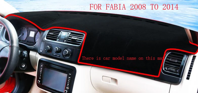 

Car Dashboard Cover Carpet Sun Shade Pad Mat Heat Insulation Decoration For Skoda Superb Kodiaq Octavia Fabia