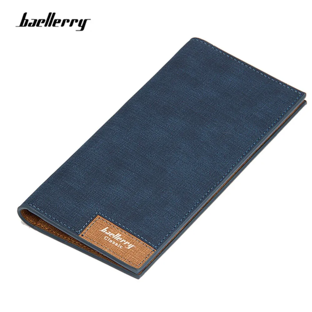 

Baellerry Long Wallet Designer Men Purse  PU Leather Card Holder Vintage Designer Clutch Men HandBags--BID152 PM49