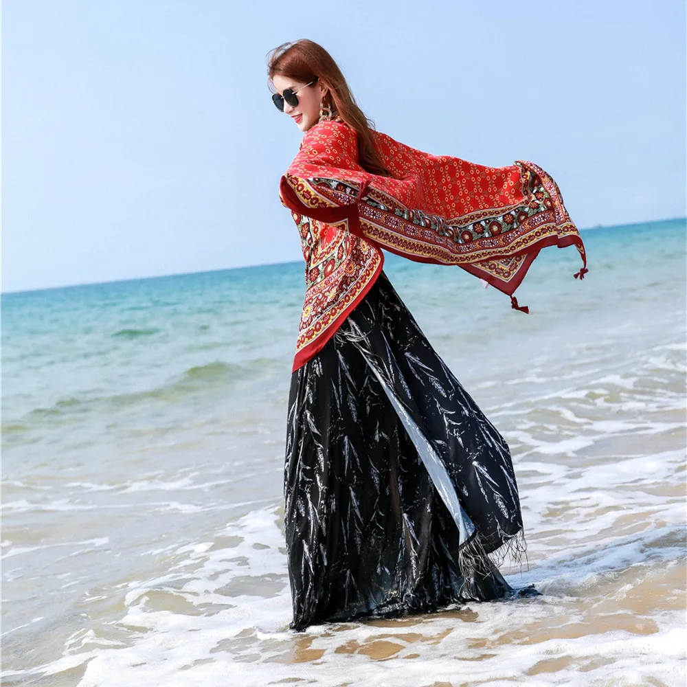 

Beautiful cotton scarf large size women's scarves and shawls long pashmina ladies' wraps at office scarfs hijab femme C032