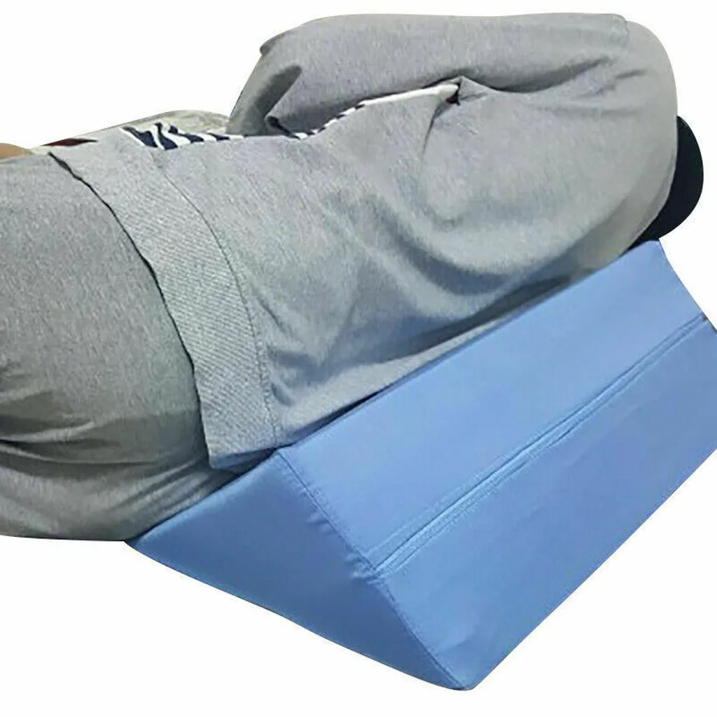 Acid Reflux Foam Bed Wedge Pillow Leg Elevation Back Lumbar Support Cushions Support Pillow For Reading, Playing Computer Games