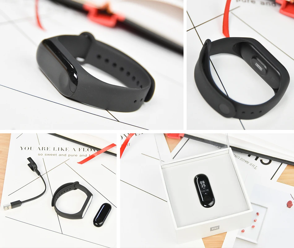 Xiaomi mi Band 3 Смарт-Браслет фитнес-браслет mi Band Band3 0,7" Дисплей сообщений OLED частота сердечных сокращений Smartband