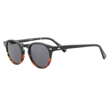 Neue 2017 Sonnenbrille Für Fahren oliver ov5186 Gregory Peck Vintage Polarisierte Sonnenbrille für Männer Frauen völker Runde Brille