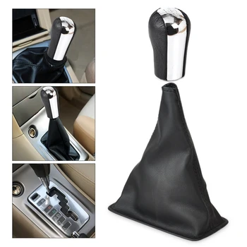 

beler High quality 5 Speed Gear Stick Shift Knob Gaiter Boot Cover for Toyota Corolla 1998-2003 2004 2005 2006 2007 2008 2009