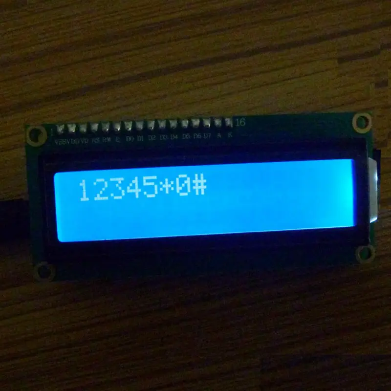 MT8870 DTMF аудио декодер lcd 1602 дисплей модуль для стационарного телефона, Клавиша клавиатуры, значение показывает умный дом