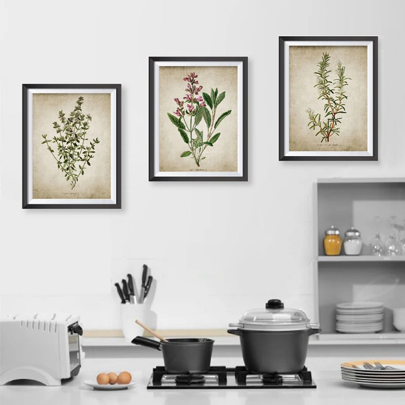 Herb Print Kitchen