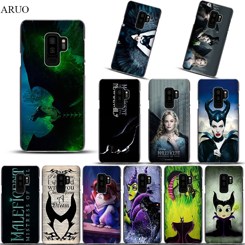 

Phone case for Samsung Galaxy S105G S10lite S9 S10 S8 plus movie maleficent mistress of evil clear Hard cases for S7edge S6 S5 4