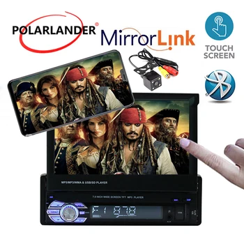

7" Head GPS radio cassette player USB/AUX/SD Car Radio 1 DIN Bluetooth Stereo Mirror Link Autoradio Touch Screen autoradio car