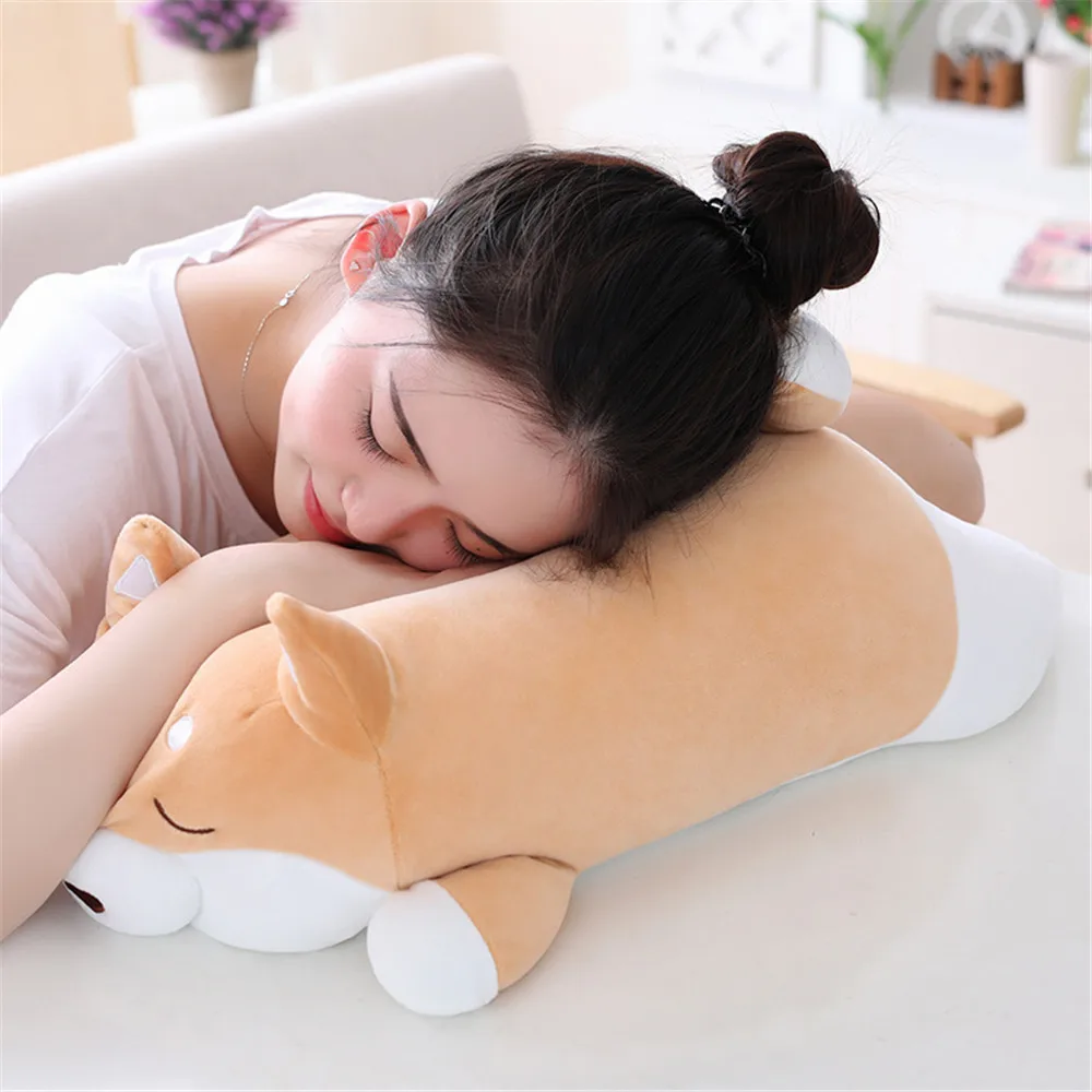 

Children's Plush Pillows Stuffed Soft Lovely Animal Cartoon Dog Plush Pillow Shiba Inu Toys Cute Corgi Kawaii Dog Plush Toy Baby