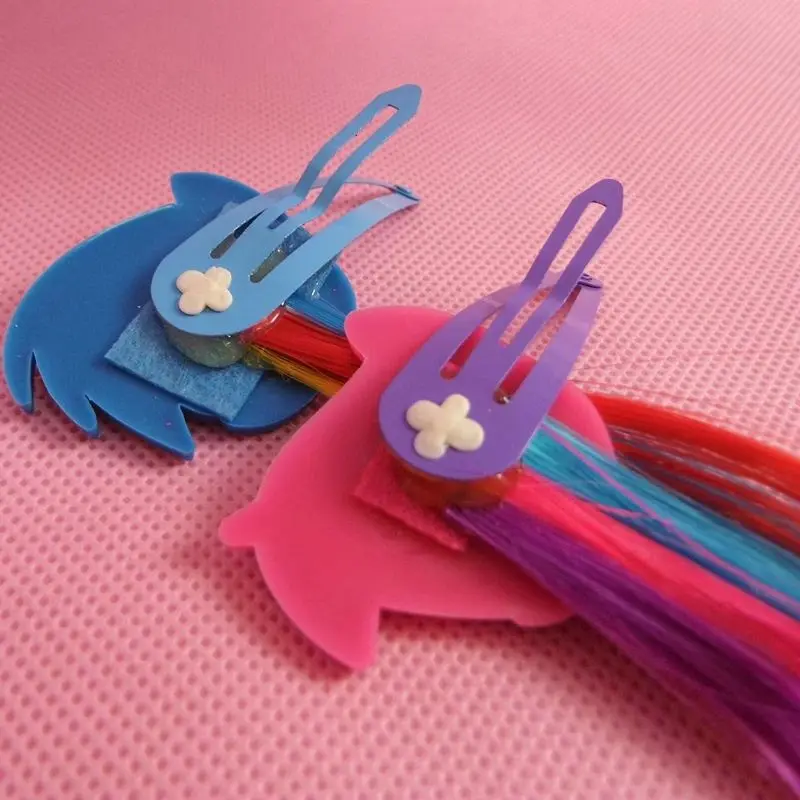 A pair Anime Braid Wigs Birthday Gifts For Girls Kids Cosplay Party Princess Braiding Hair Cartoon Beauty Fashion Toys