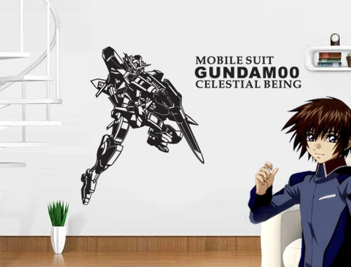 日本の漫画機動戦士ガンダムビニール壁デカールアニメ壁画ウォールステッカー用ルーム子供の寝室の家の装飾装飾 Wall Sticker Stickers Forstickers For Room Aliexpress