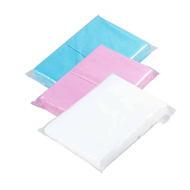 

10pcs Disposable Bed Sheet Sterile Waterproof Oilproof Lint Free Non-woven Bed Sheet Portable Beauty Salon Microblading Supplies