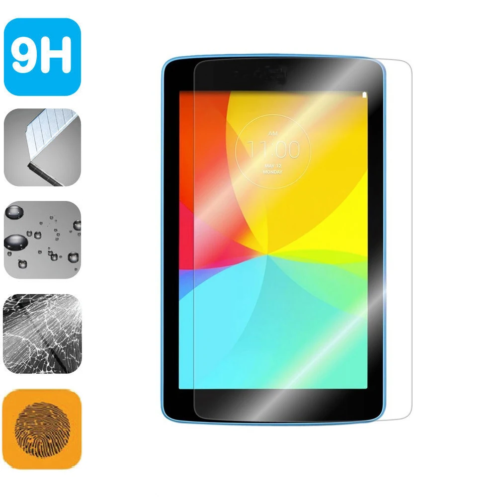 9H Tempered Glass LCD Screen Protector Shield Film for LG G Pad 8.0 V480 V490 V500 8'' Anti-scratch Cover Tablet Accessories |
