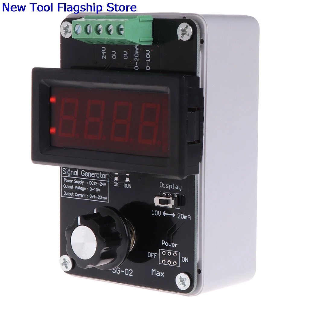 

Adjustable Current Voltage Analog Simulator 0~20mA Signal Generator DC 0~10V