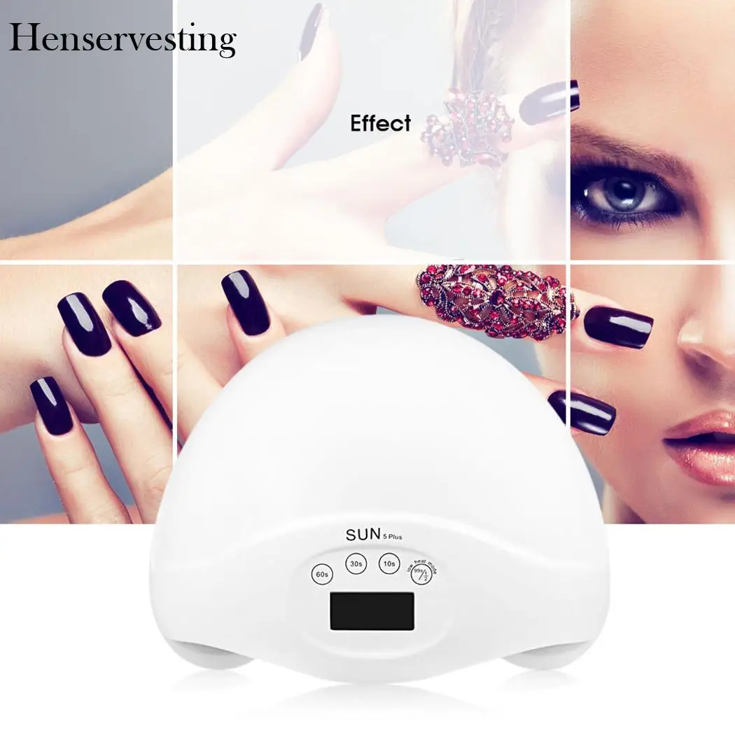 

Dryer Sun 5 Plus UV Lamp Nail Polish Portable LED Light Drying Fingernail