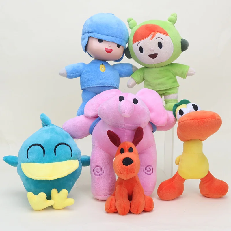 12-25cm Animals Cartoon pocoyo plush toy pocoyo Stuffed Animals Plush Toys Loula Elly Pato New Kids Gift Stuffed Cute Dolls 12-25cm Animals Cartoon pocoyo plush toy pocoyo Stuffed Animals Plush Toys Loula Elly Pato New Kids Gift Stuffed Cute Dolls