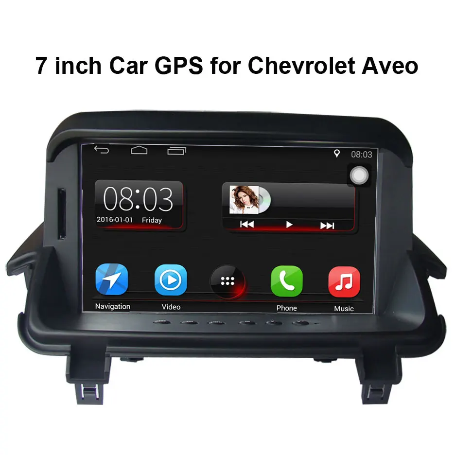 7 inch Android Car GPS Navigation for Chevrolet Aveo Car Radio Video Player Support WiFi