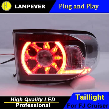 

Lampever taillight for Toyota FJ Cruiser Taillights FJ150 LED Tail Lamp Cruiser Rear Lamp DRL+Brake+Park+Signal led lig