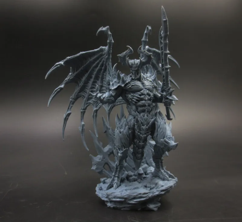 Модельная фигурка из смолы набор Unassambled Chaos Demon Hate Lord статическое моделирование Сборка DIY игрушки хобби инструмент A418