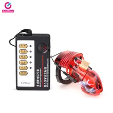 Electric shock male Chastity cage electro sex Penis Sleeve sex toys for men Cock Cage Plastic Cock Cage CB6000S medical themed цена Electric shock male Chastity cage electro sex Penis Sleeve sex toys for men Cock Cage Plastic Cock Cage CB6000S medical themed цены онлайн