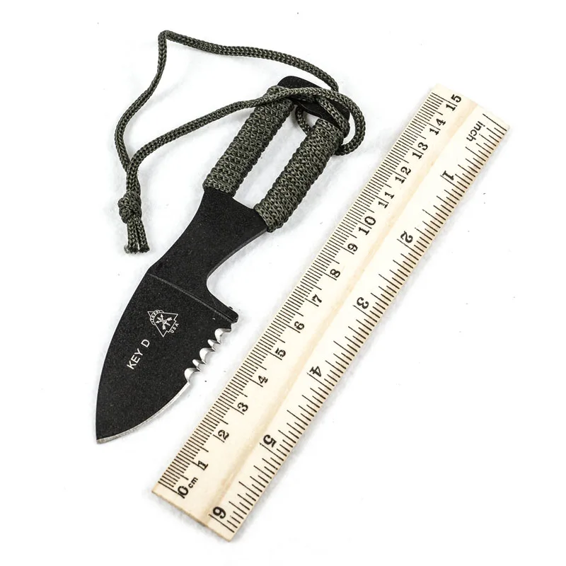 Mini Fixed Blade Outdoor Army Knife Survival Small Outdoor Pocket