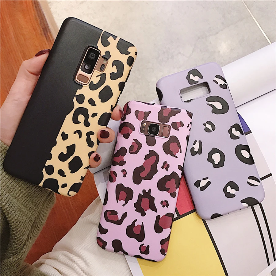 

case for samsung galaxy note 8 9 s8 s9 plus case cover fashion 3d leopard soft silicon phone bag case for samsung s9 capa fundas