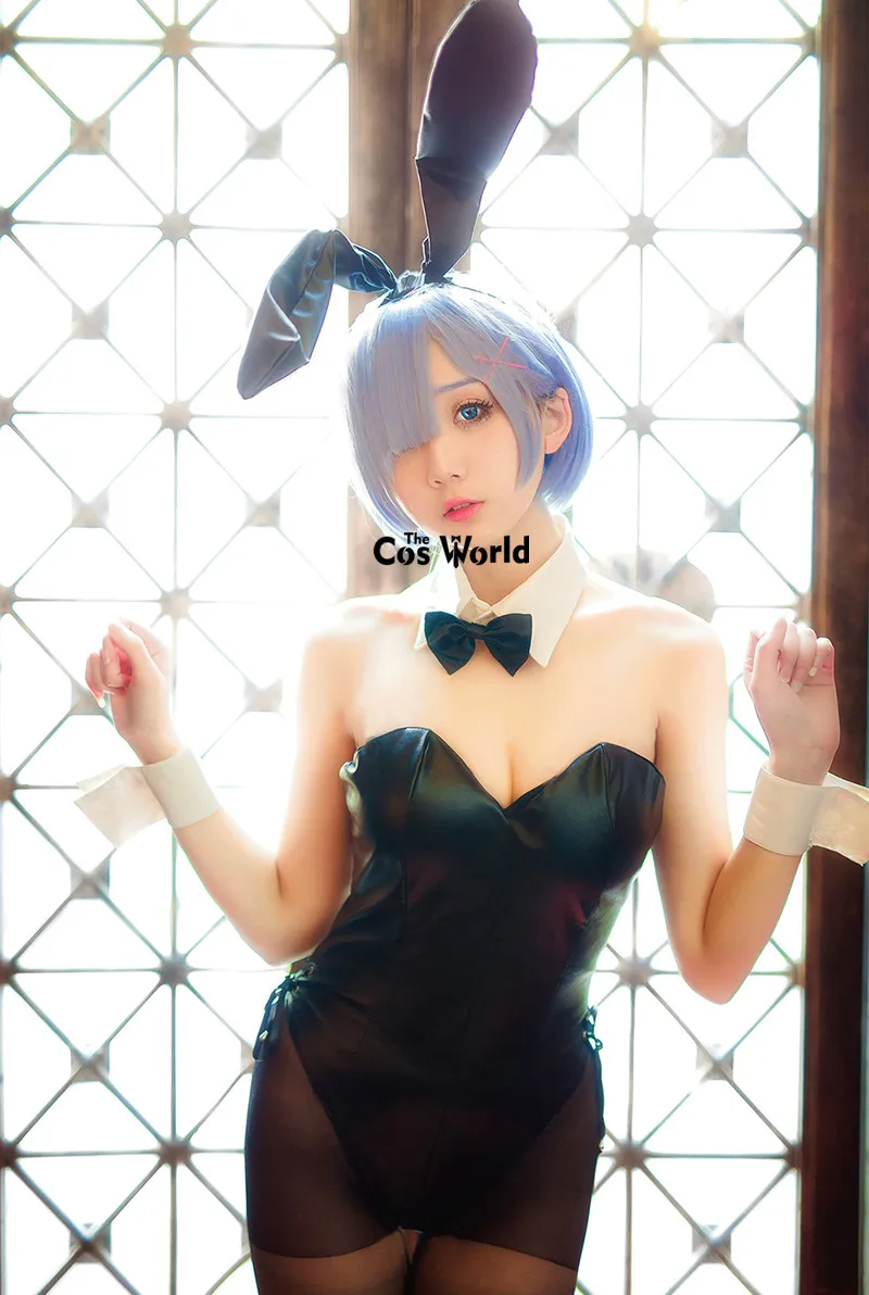 Re Zero Kara Hajimeru Isekai Seikatsu Ram u RAM Remu REM сексуальное платье с кроликом для девочек