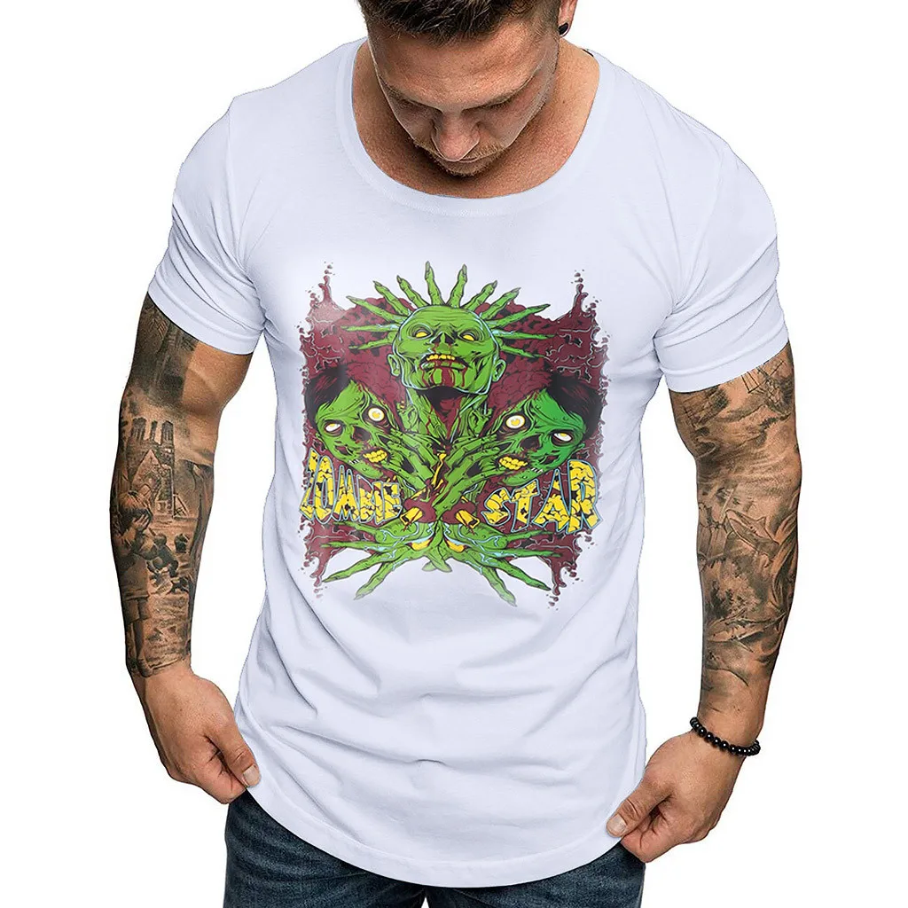 

Hip Hop Streetwear For Fans Men T Shirt Solid Color and Print T-shirt Simple Male Casual Tshirt short sleeve O neck Asian tide