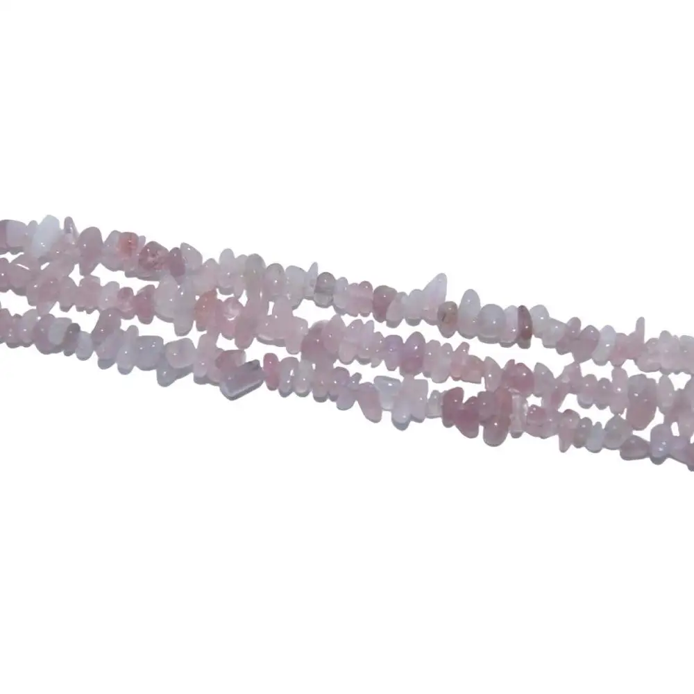 3-5 мм Натуральный Камень Неправильной Формы чипа свободной формы бисера тигровый глаз аметисты Агаты лазурит для самостоятельного изготовления ювелирных изделий ожерелье - Цвет: Pink Crystal