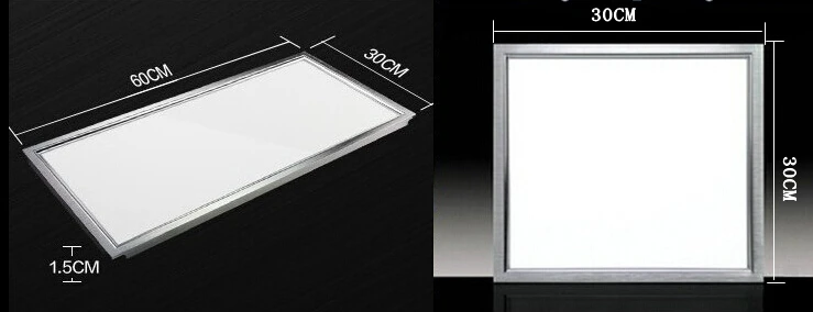 Интегрированный потолочный Киль светодиодный потолочный панельный светильник 300x300 300x600 600x600 60x60 300x1200 холодный белый/теплый белый 2 шт./лот