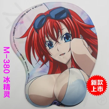 

beauty Soft Silicon 3D Large Girl Boobs Mat Sexy Big Breast Anime Cartoon Gaming Mouse Pad Laptop Computer Mat With Wrist Rest