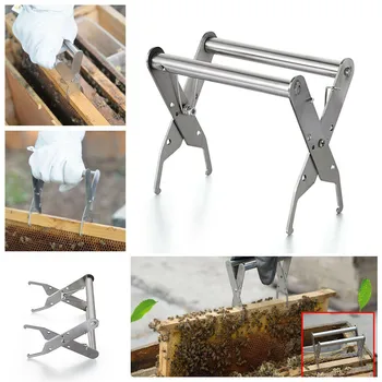 

New Tightening Holder Stainless Steel Honeycomb Spleen Grip Beehive Frame Clip 2019