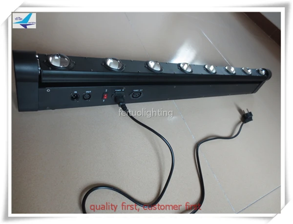Супер яркий Dmx 8x10 Вт Светодиодный луч движущаяся головка Rgbw 4в1 80 голова