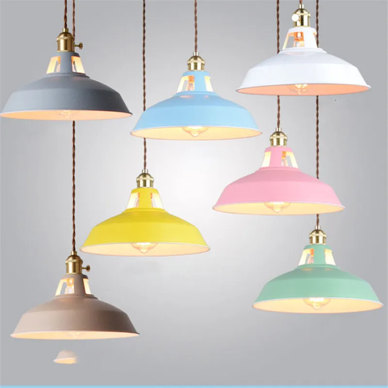 

Modern Style Chandelier Nordic Creative Loft Kitchen Dinning Room Pedant Lighting Simple Bar Shop Macaron Hanging Lamp Decor