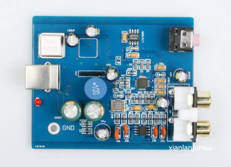 SA9023 + ES9018K2M лихорадка класса декодирования аудио усилитель ЦАП USB ЦАП звуковой карты