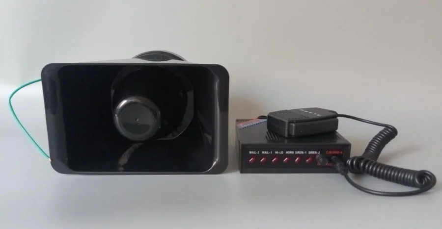 

High power DC12V,100W,6tones police warning siren,car alarm+100W loudspeaker for police/ambulance/fire vehicles
