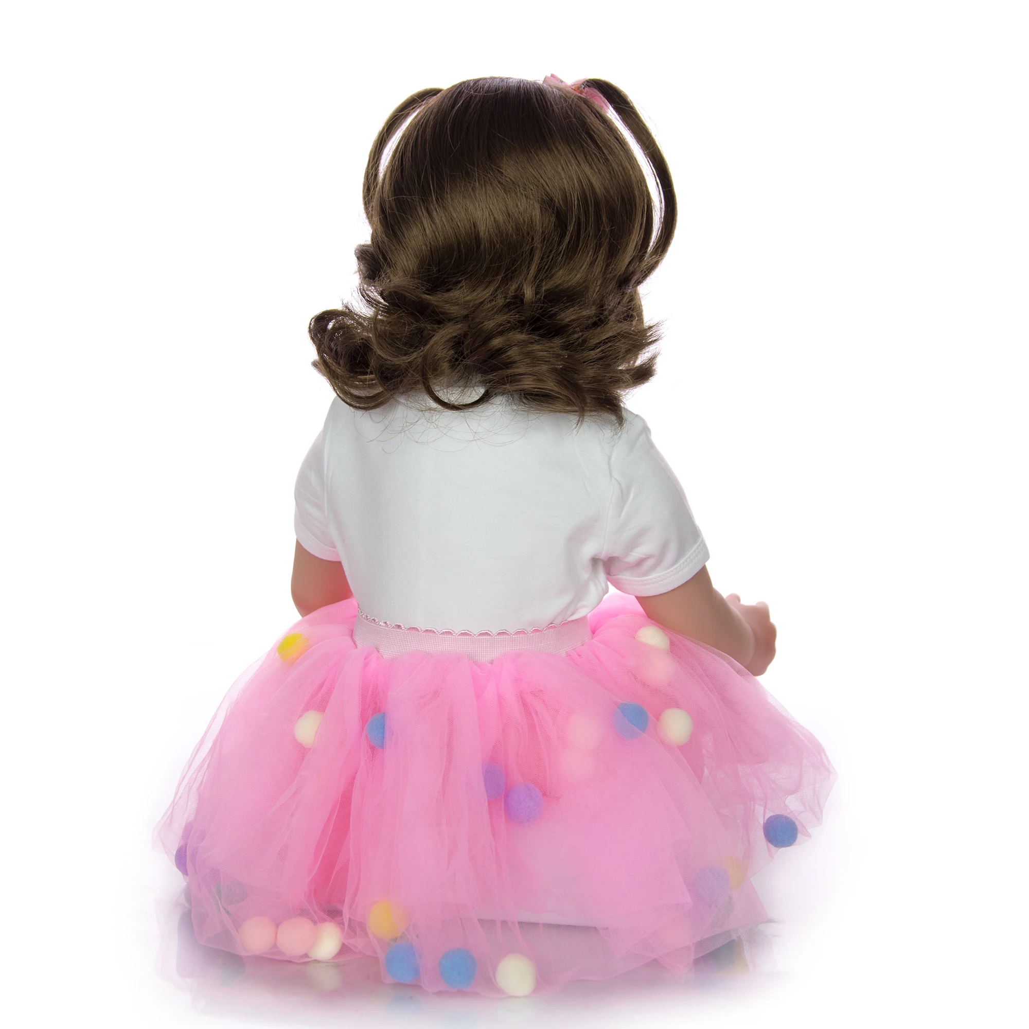 KEIUMI Lovely Realista 24 дюйма Кукла Reborn игрушка для малышей Реалистичная виниловая