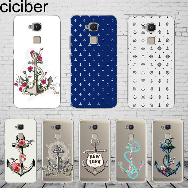 

ciciber Ship Anchor Cover For BQ Aquaris C U2 U X5 V VS X2 X Lite Pro Plus E5 M4.5 M5 M5.5 Phone Case Soft TPU Funda Coque Capa