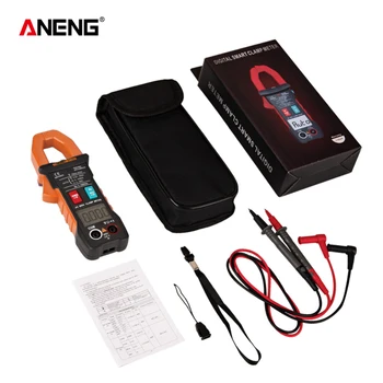 

ST203 Digital Clamp Meter Multimeter Mini Amp DC/AC Clamp Meters voltmeter 400v Automatic Range 4000counts True RMS