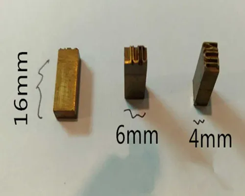 Free shipping customize for 4*6*16mm English letter-in