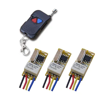 

(4pcs/set) New Wireless Remote Control Switch 1 Channal Intelligent Home Appliance System 3X Receiver+1XTransmitter 315MHZ