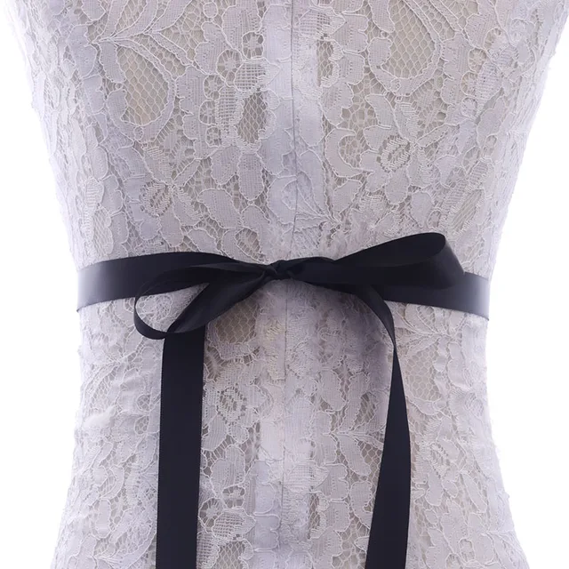 MissRDress Rose Gold Rhinestones Bridal Belt Crystal Wedding Belt Pearls Wedding Sash For Bridal Bridesmaid Dresses JK844 Black