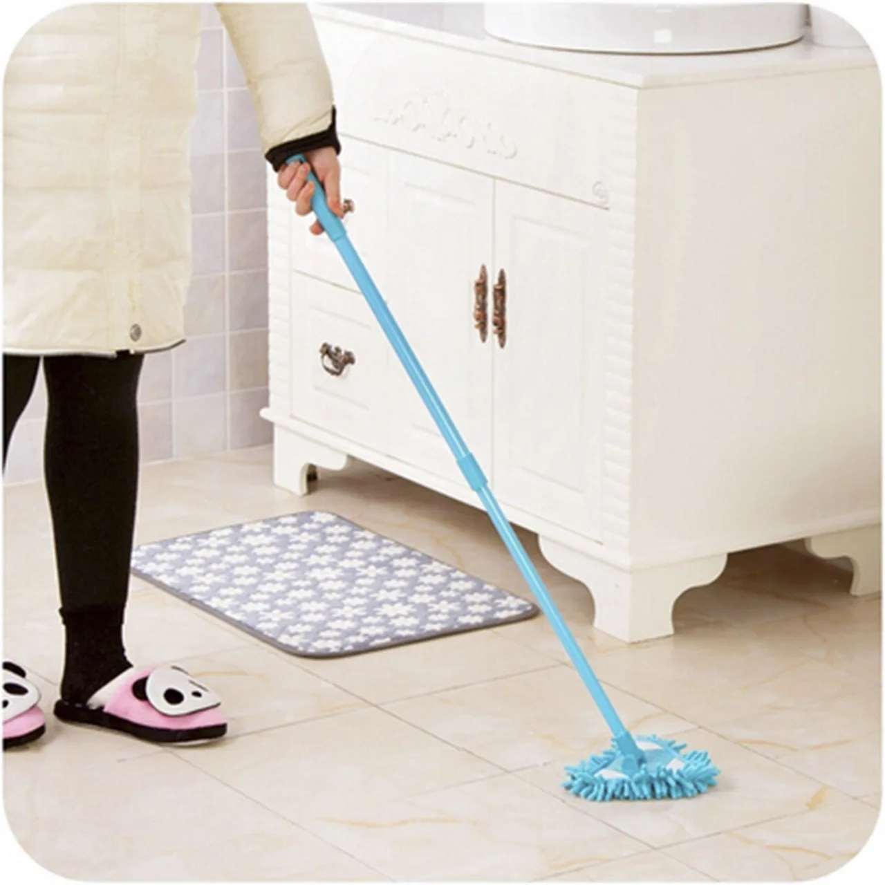 Multifunctional Mop Scalable Dust Floor Cleaning Mop Car Kitchen Cleaning Duster Tools 360
