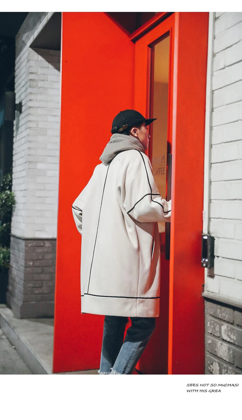 Warm Male Trench Coat Wool Liner Long Thick Fleece Jacket Men Fur Inside Parka Winter Jackets  (48)