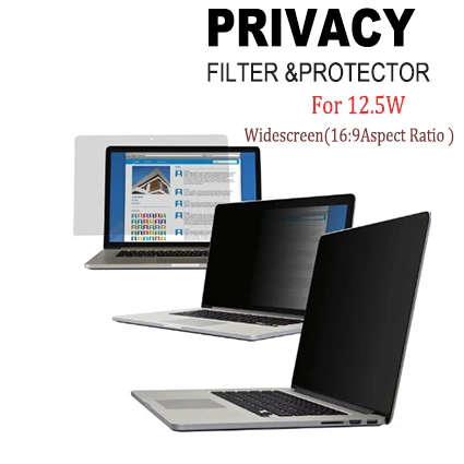 12.5 ( 277X156mm) Anti glare Privacy Filter Screen