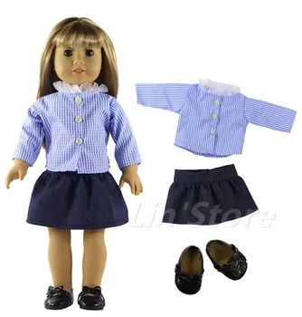 

Doll Clothes Top+skirt for 18'' American Doll Handmade Clothes Outfit