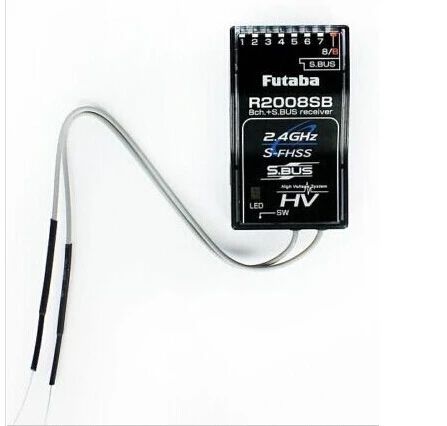 Оригинальный Futaba R2008SB 2 4G S FHSS 8 каналов S.Bus приемник высокого напряжения для T8J T10J