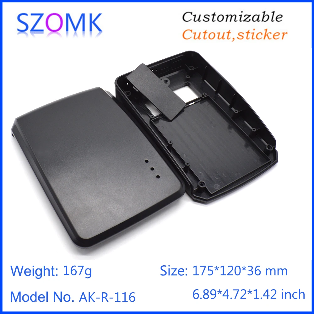 plastic case outdoor card reader RFID access housing enclosure instrument box szomk hot sales project box (11)