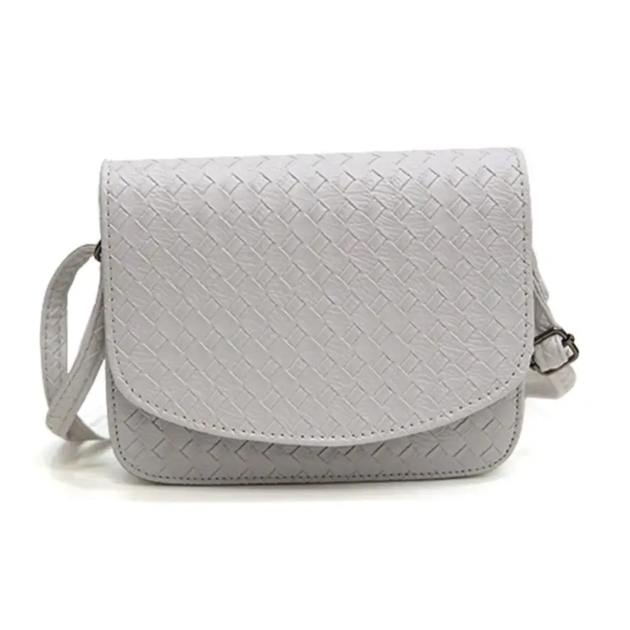 

woman bags 2017 bag handbag fashion handbags Women Girl Shoulder Bag Faux Leather Satchel Crossbody Weave Tote Handbag bolsa Sac