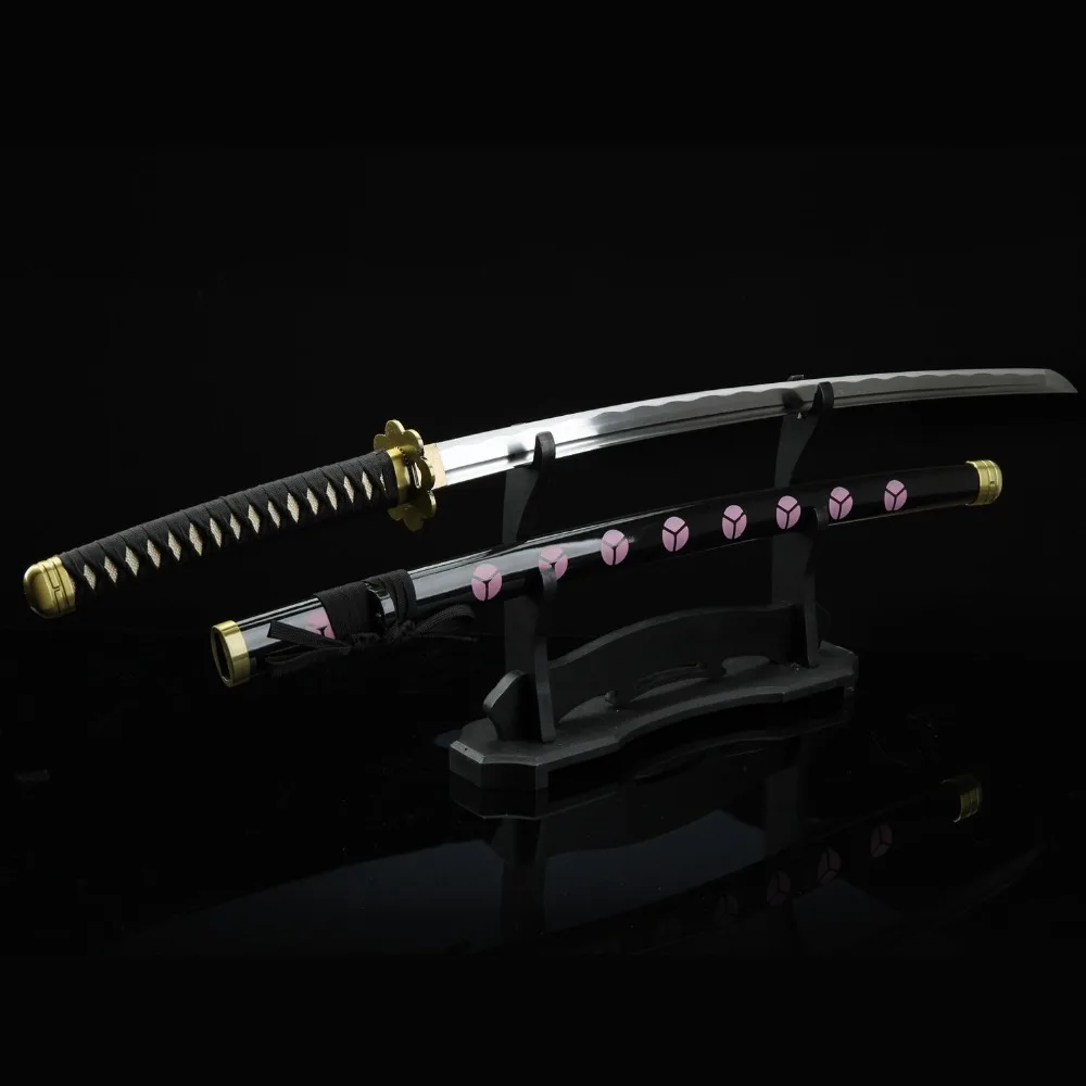 One piece Roronoa Зоро косплей меч Shuusui японская игра-Аниме Катана 1045 углеродистая сталь острый край лезвия
